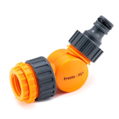 Фітинг Presto-PS адаптер поворотний для конектора з внутрішнім різьбленням 1/2-3/4-1 дюйм (5821) 5821 фото